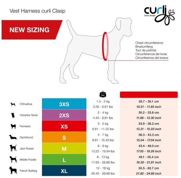 Curli Vest Air-Mesh Clasp Hundesele